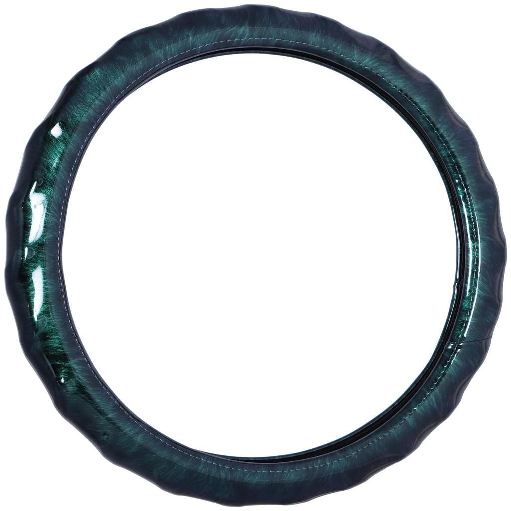 JET INOUE Steering Wheel Sazanami Maverick 589035 Cover, ML-M, Green,