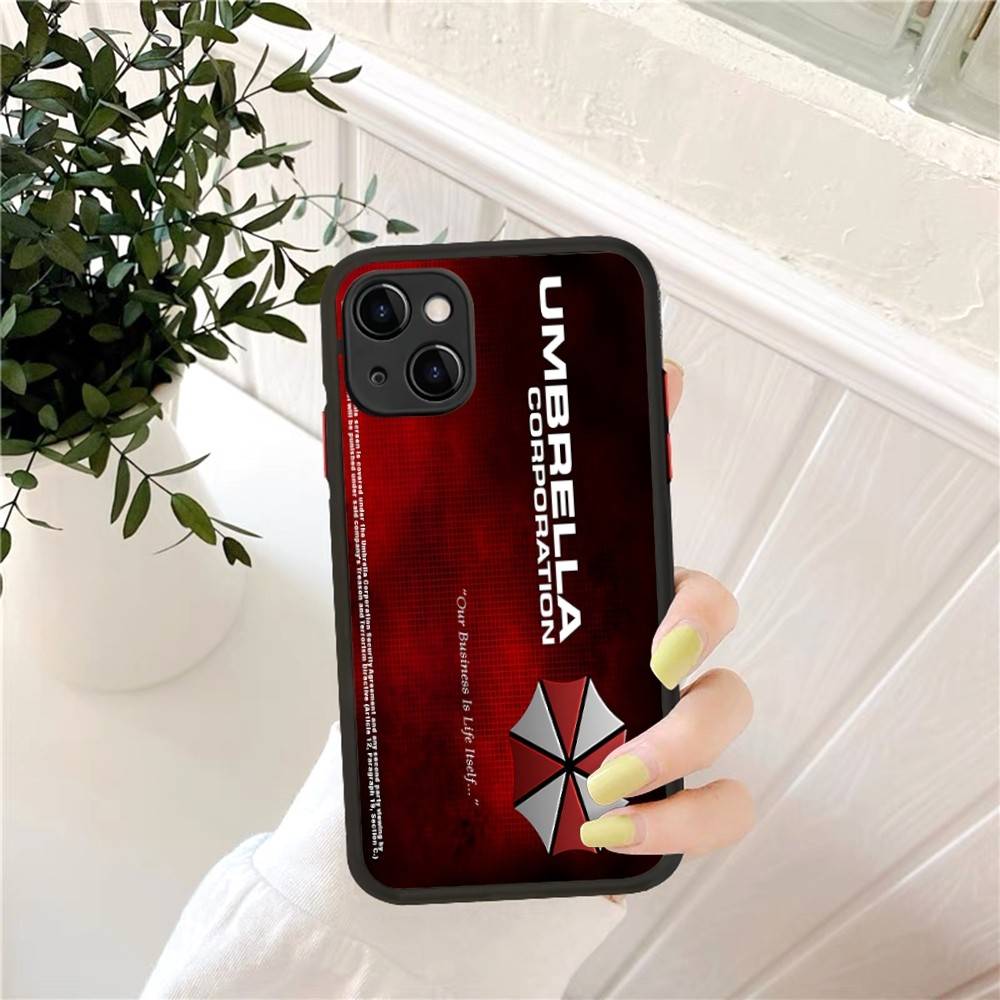 Horror Movie U-Umbrella C-Corporation Phone Case for iPhone 14 11 12 13 Mini Pro Max 8 7 Plus XS MAX Translucent Matte Cover