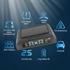 Car Tire Pressure Monitoring System Solar TMPS 4 Sensors Digital Display Tyre Tester Temperature Warning Automotive Accessories