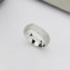 Round Full-diamond Ring, Three-color Precision Craftsmanship Version, Suitable for Gift-giving and Daily Wear, Non-allergenic Material