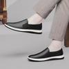 Fashion Men All-match Walking Shoes Genuine Leather Mens Loafers Male Comfortable Business Shoe Luxury Brand Men Vintage Casual Footwear
