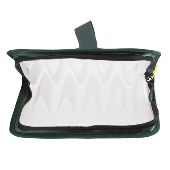 Fishing Lure Storage Bag, Waterproof Squid Jig Hook Organizer Zipper Bag, Foldable Fishing Tackle Hard Bait Protective