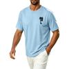 Men's Hawaiian Print Casual Crew Neck T-Shirt Breathable Quick Dry Short Sleeve Tee for Sports and Outdoor Activities