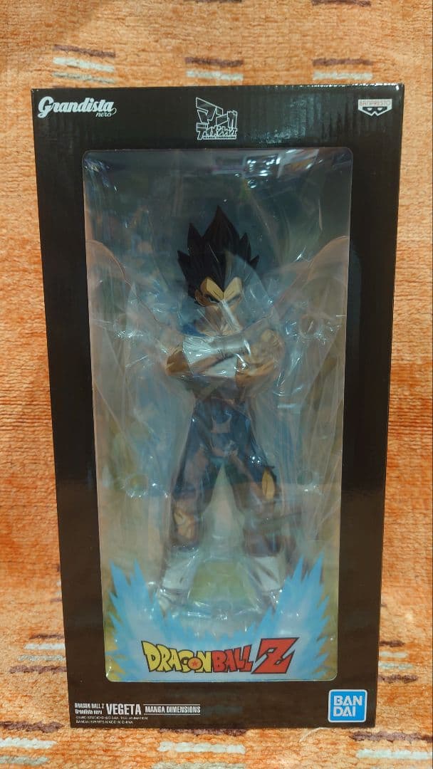 

[USED] Dragon Ball Figure 2D Black Hair Vegeta Overseas Exclusive Overseas Official Edition