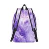 MARBLE - PURPLE Backpack Hot Sale Daypack Large Capacity Boys Girls BookBag School Bag Shoulder Bags for Men Women