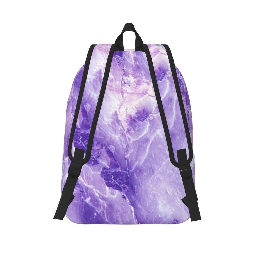MARBLE - PURPLE Backpack Hot Sale Daypack Large Capacity Boys Girls BookBag School Bag Shoulder Bags for Men Women