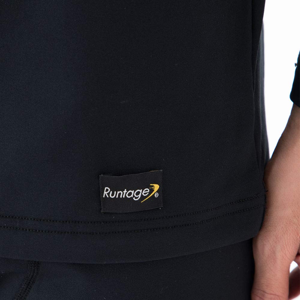 Lantage Thermonics Innerwear Cold and IFBT Top, Heat-Generating, Temperature-Regulating, Sweat-Relieving, Sports-Specific (L, Black), Weather,