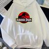 Jurassic Park Printed Men's Women's Hoodies Funny Casual Breathable Tops Jurassic World Cool Long Sleeves Couple's Clothing