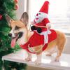Pet Costume Horse Riding Outfit Transform Your Pet Into A Funny Santa Claus