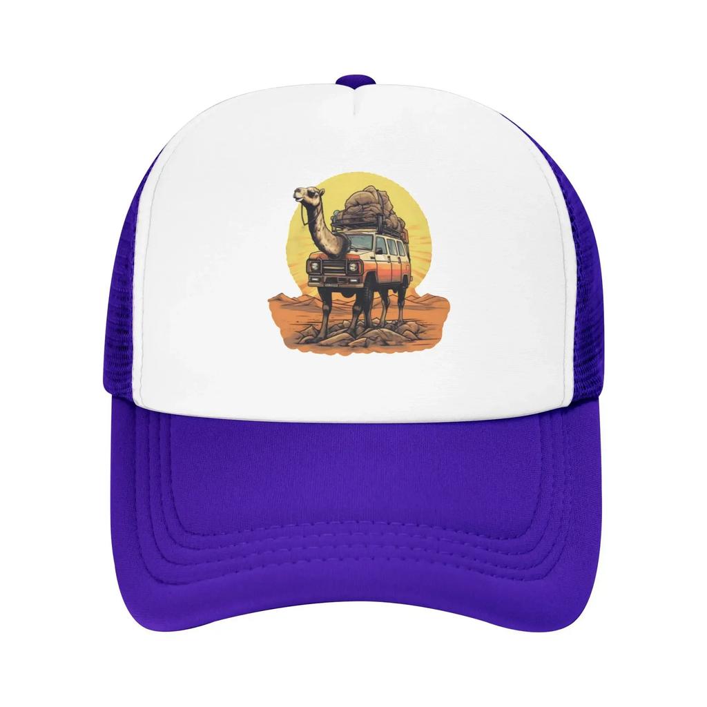 Camels Trophy Desert Caravan Gone Wrong Custom Mesh Baseball Caps Men  Printing Female Beach Dad Hats Peaked Cap