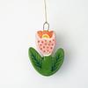 Edelstahl-Anhänger mit Vogel und Blume, DIY-Halskette, vergoldet