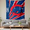 Chicago Cubs Tapestry Wall Hanging, MLB Baseball Team Logo Poster, Sports Wall Decor for Bedroom Living Room Dorm