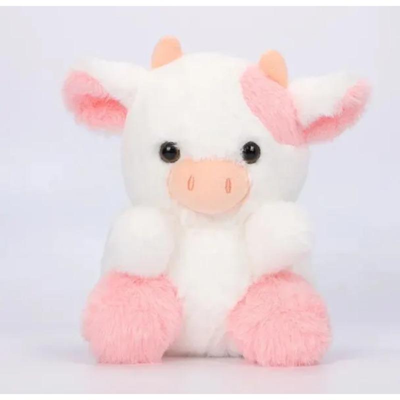Cute Cow Plush Toy Doll Home Decoration, Desktop Decoration Cake Doll Birthday Gift Office Desktop Decorations Scene Decorations