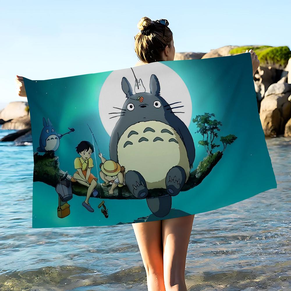 Anime Kawaii T-Totoros Beach Towel For Kids Personalized Bath Towel Pool Towel Vacation Gift Picnic Towel Party Gift