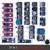 LIZAO 37/45 in 1 Sensor Kit, Assorted Sensor Modules Compatible with Arduino for DIY & Educational Projects