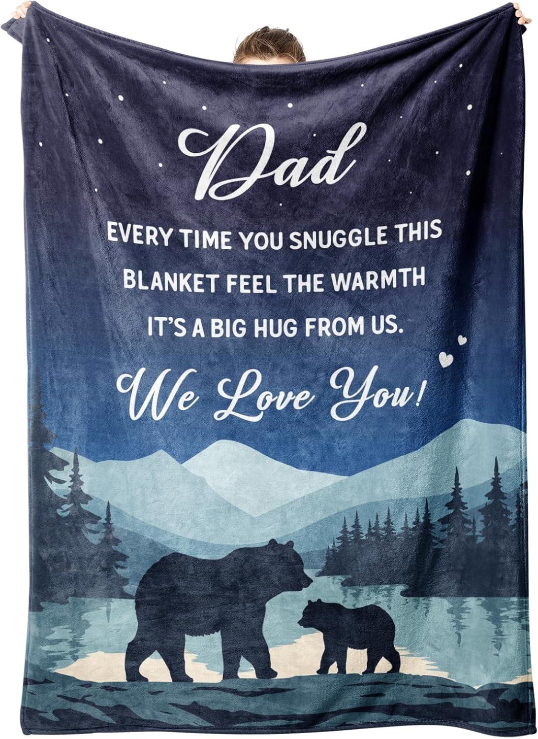 

Perfect Gifts to Dad Blankets for Father s day Mother s Day Anniversary Birthday for Mom Son Daughter Grandpa Grandma Aunt Throw 75cmx90cm