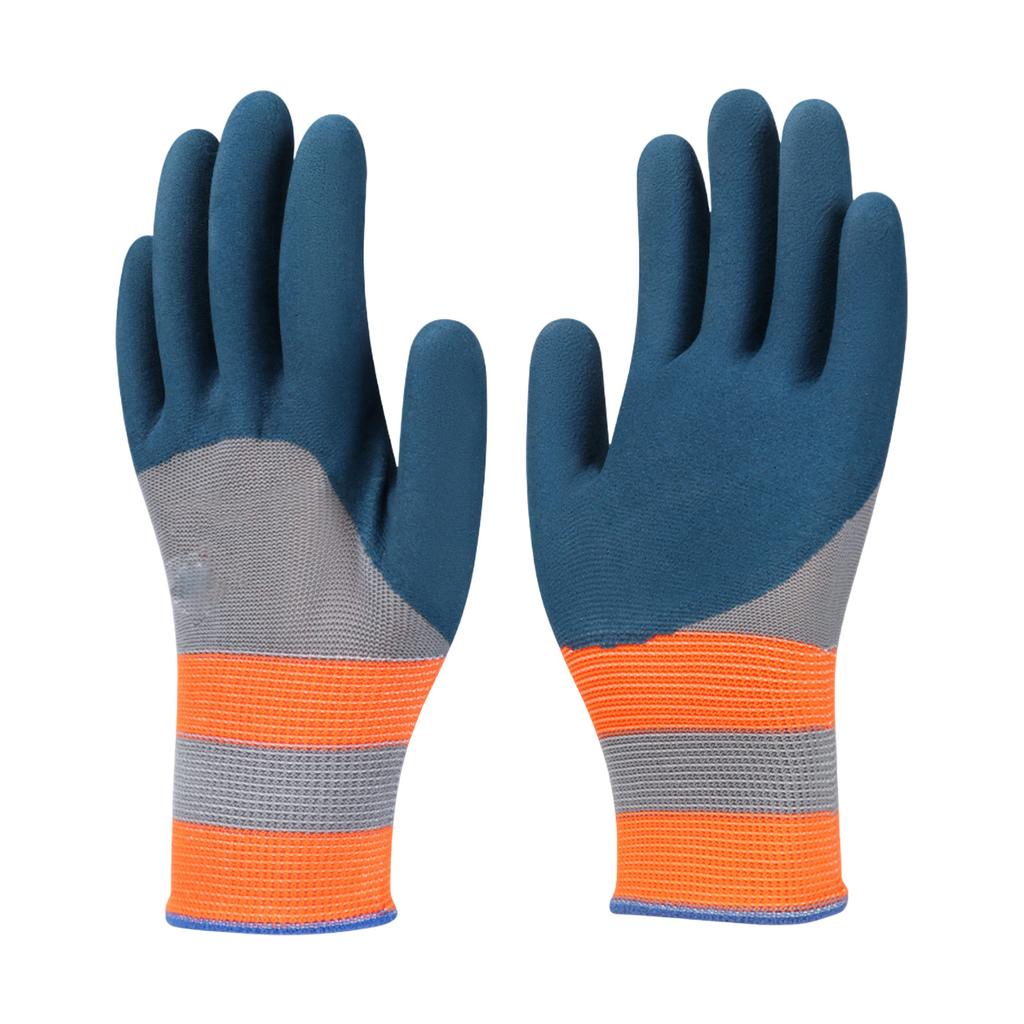 Work Gloves Made Of Wear-resistant, Non- Nitrile Rubber, Oil-resistant, Breathable, And Suitable For Construction Work.