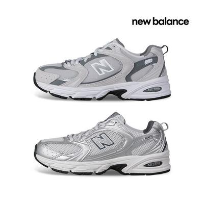 530 Running Shoes Unisex Couple Sneakers Silver Gray Mr53