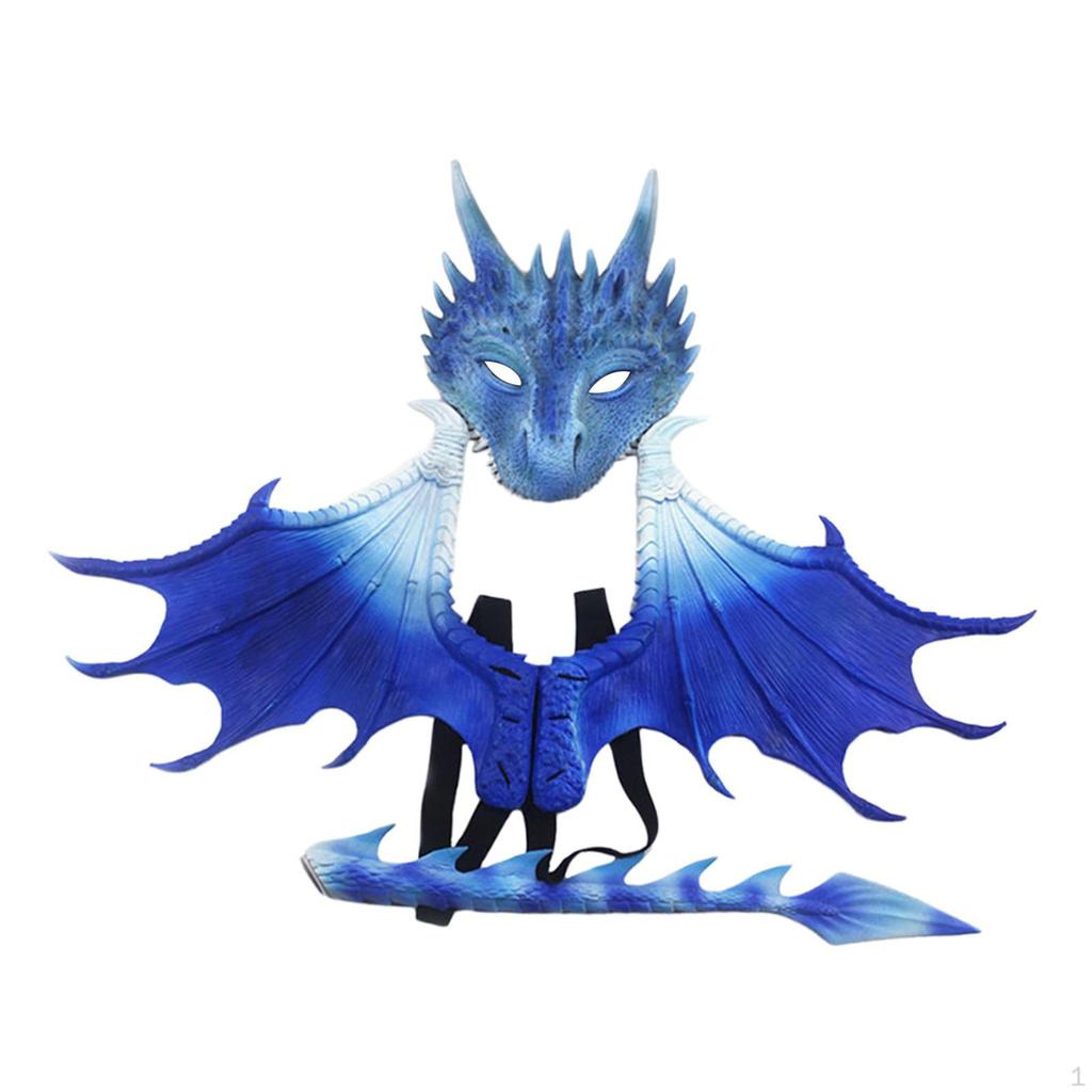 Children's Dragon Outfit with Tail And for Halloween Fun