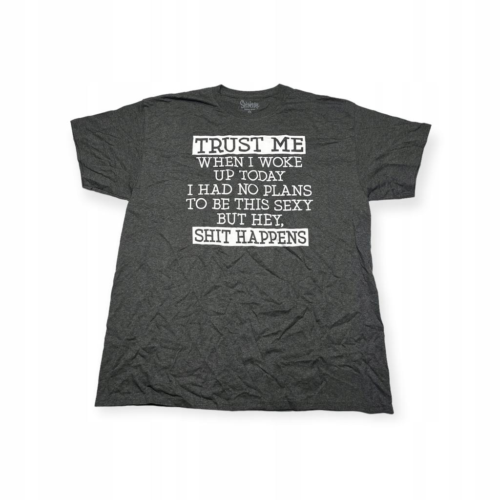 Koszulka T-shirt męski okrągły dekolt SPENCER'S NADRUK M