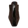 Salvatore Ferragamo Sophye Suede Mules Dark Brown