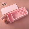 Pottery Tool Organizer Clay Tools Kit Powder Storage Box with Sieve Brush Container Removable for Craft Organizer Air Dry Accessory DIY Handmade