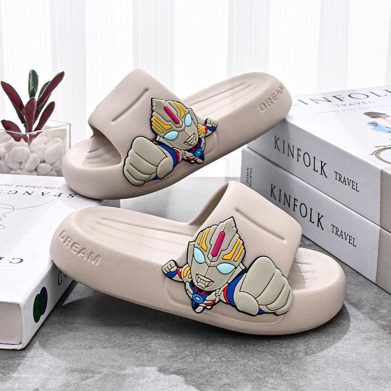 

Детские тапочки Высококачественные Нескользящие Мягкие Летние Домашние Шлепанцы из ЭВА с Веселыми Мультяшными Дизайнами для Каждого Ребенка Gray,220mm