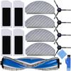 EATBALE Ersatzteile Kompatibel mit Deebot N20 N20 Plus N20 Pro Plus Saugroboter Hauptseite HEPA Mikrofaser Mopp Walze Kante und Zubehör-Set /