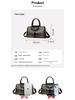 Women's Retro Crocodile Pattern Handbag - Large Capacity, High-End Shoulder & Crossbody Tote