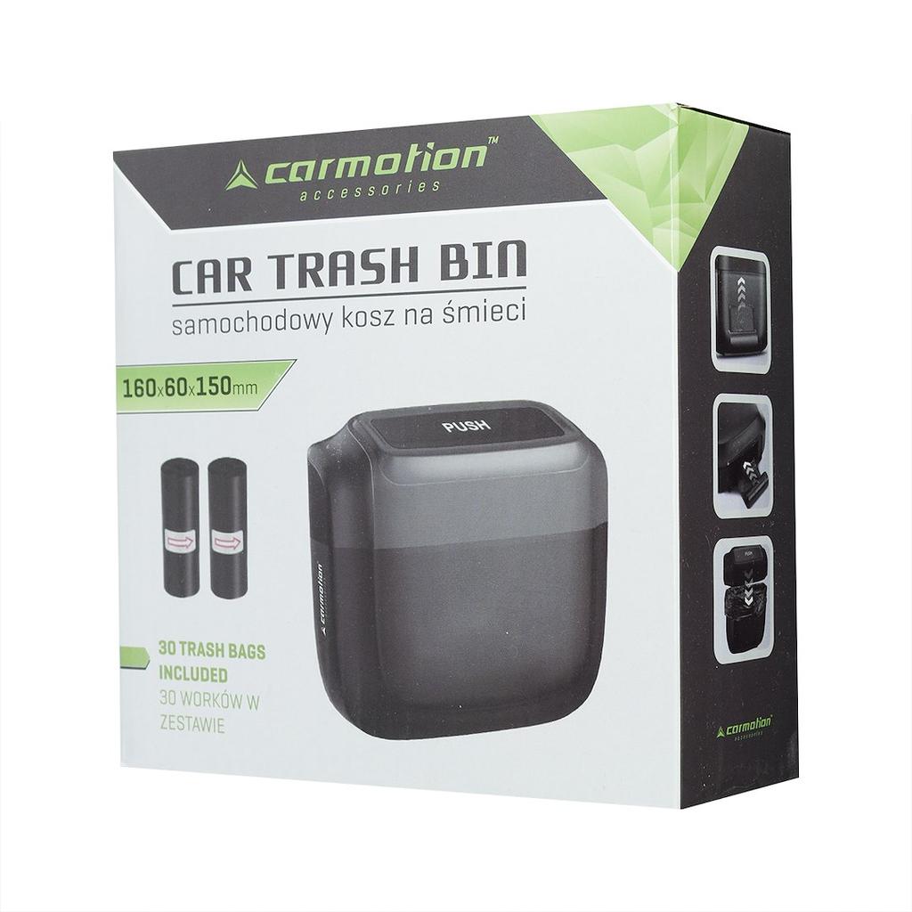 Samochodowy kosz na śmieci z workami, 1L