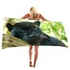 Animal Leopard Print Series Seaside Vacation Beach Towel Swimming Bath Towel Sports Towel