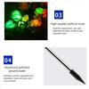 3 Heads Outdoor Solar Garden Light Realistic Solar Rose Flowers Lantern  Lawn Lighting
