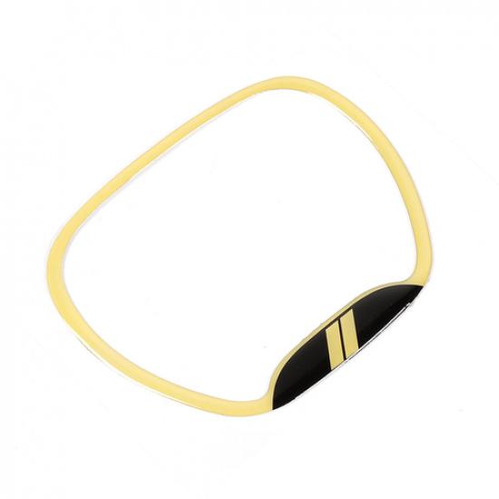 Steering Wheel Bezel Decor Trim For Dodge Charger &Challenger&Durango Yellow