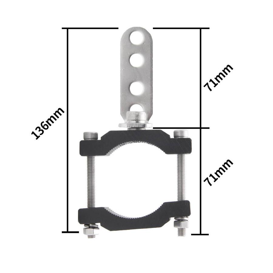 Headlight Tube Fork Bracket Stainless Steel Adjustable For Car Truck 18-52mm