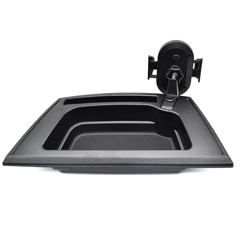 for Jeep Wrangler JK JKU 2011-2017 Upgraded Phone Mount Multi-Mount Phone Holder Dash Tray Storage Box System Kit Extension Arm