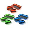 3Pcs Strong Magnet Collapsible Parts Tray Collapsible Silicone Tray Set  Carpenter Tool
