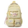 Schoolbag waxy jiji primary school students cute transparent backpack girls two-dimensional color large-capacity pain bag baby bag