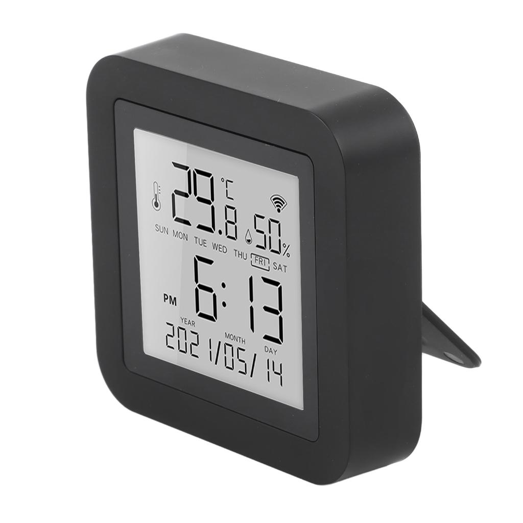 Monitor de umiditate și temperatură Wifi portabil, suport pentru termometru higrometru TUYA pentru sufragerie