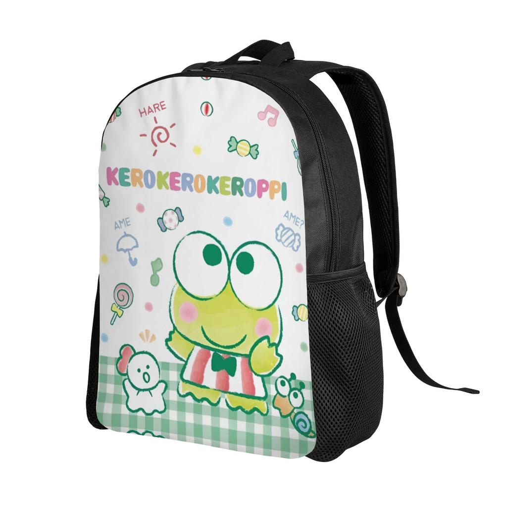 K-KeroKeroKeroppies Laptop Backpack Women Men Fashion Bookbag for College School Students Frog Anime Bag
