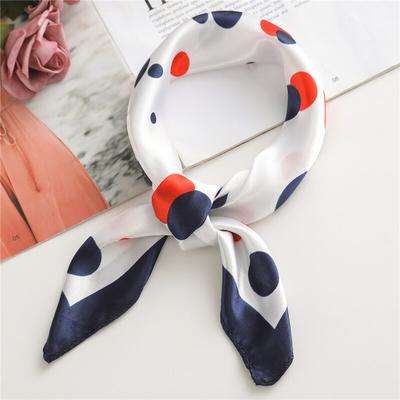 Luxury Brand 2020 Women Small Silk Scarves Square Lady Hair Neck Scarf Wrap Office Handkerchief Foulard 50 *50cm Shawls
