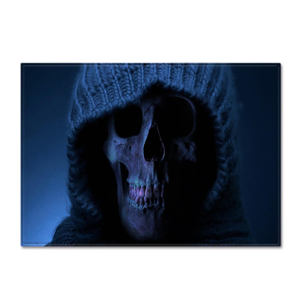 Skull Living Room Floor Mat Bedroom Dining Room Carpet Carpet Doormat