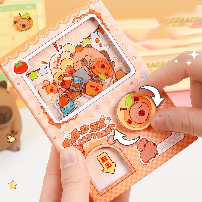 Mahines Zápisník Kapybara Shake Zápisník Zajímavá Dekomprese Přenosný Barevný Vnitřní List Zápisník