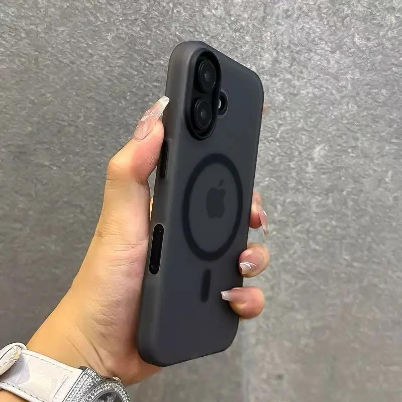

Матовый Леденец Магнитный Беспроводная Зарядка Прозрачный Чехол для iPhone 16 15 14 Plus 13 12 Pro Max для Magsafe Ударопрочная Мягкая Обложка For iPhone 16e