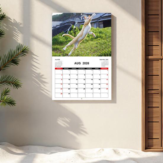 2026 Calendar January 2026 - December 2026 12 Monthly Planner Kung Fu