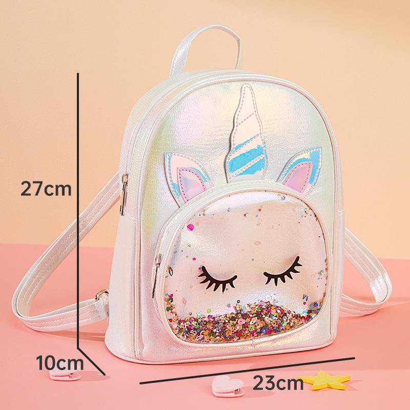 Unicorn Backpack For Children Trendy And Cute Backpack Kindergarten Cartoon Small School Bag Eco-Friendly Material