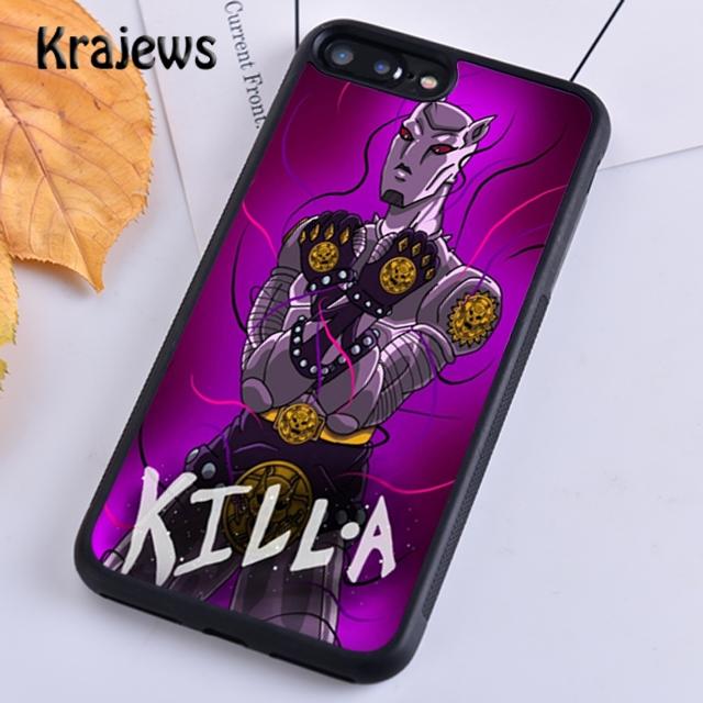 Krajews Kira Yoshikage Killer Queen JoJo Phone Case Cover For iPhone 14 5 SE 6s 7 8 Plus X XR XS 11 12 13 Pro Max Galaxy S21 S22