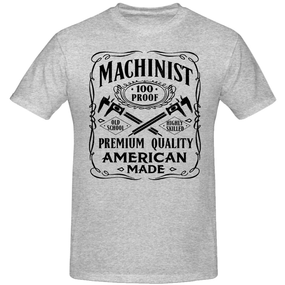 Funny Machinist T Shirts Summer Style Graphic Cotton Streetwear Short Sleeve Machine Operator Engine Driver Gifts T-shirt Men