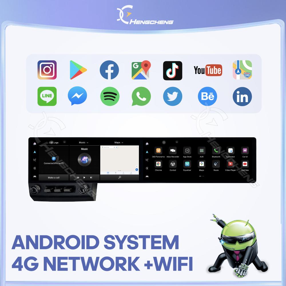 12.3Inch Dual screen Android 15 For Porsche 718 Boxster 2016-2025 Car Multimedia 360 Player GPS Navigation Radio Carplay 4G Auto