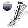 Adjustable Marine Boat Stainless Steel Deck Mount Yacht Fishing Rod Tube Support