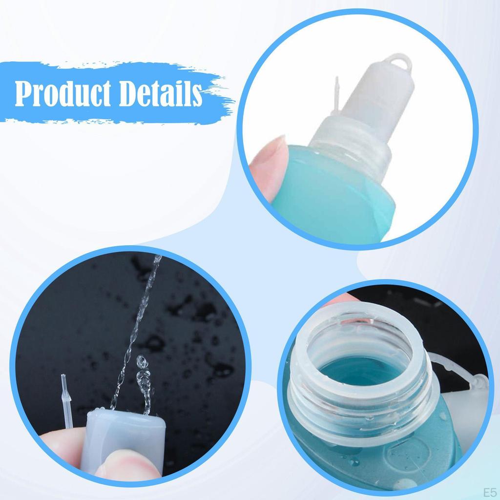 Soft Foldable TPU Water Bottle for Running Backpacking Hiking Gym Outdoor Activities